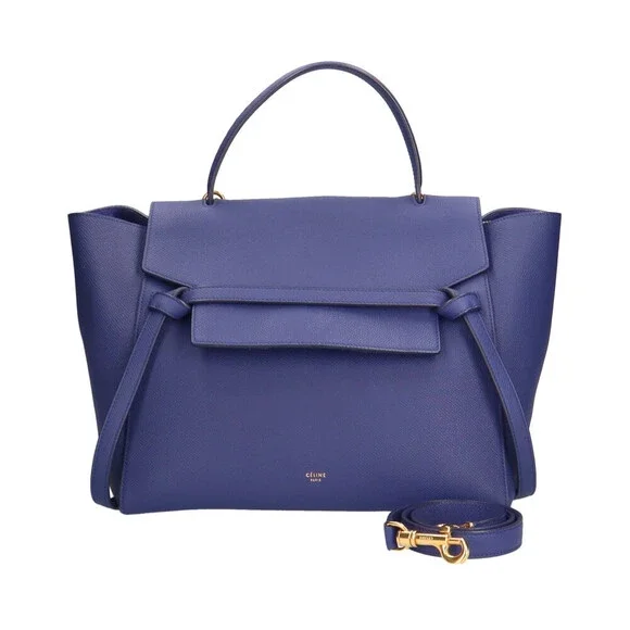 Celine | Bags | Celine Belt Bag Handbag Calf Blue | Poshmark display picture 3
